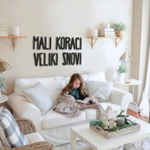 Natpis: Mali koraci veliki snovi